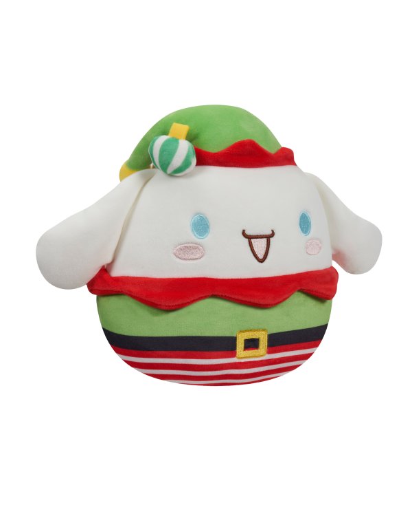 SQUISHMALLOWS HELLO KITTY Мягкая игрушка, рождественская коллекция, 20 см