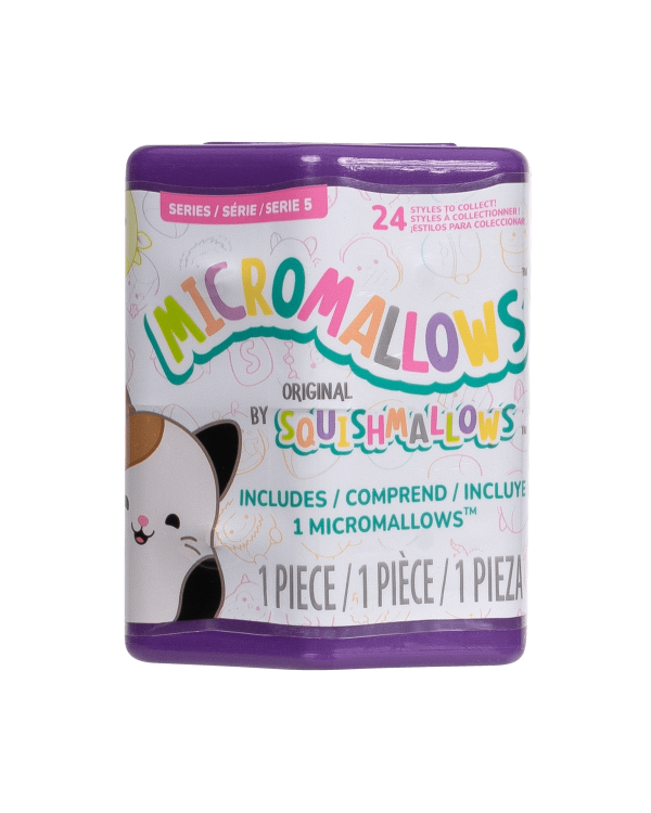 SQUISHMALLOWS W5 Micromallows Плюшевый герой в упаковке-сюрприз