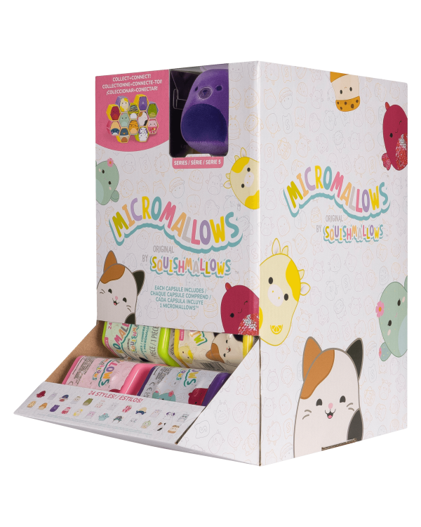 SQUISHMALLOWS W5 Micromallows Плюшевый герой в упаковке-сюрприз