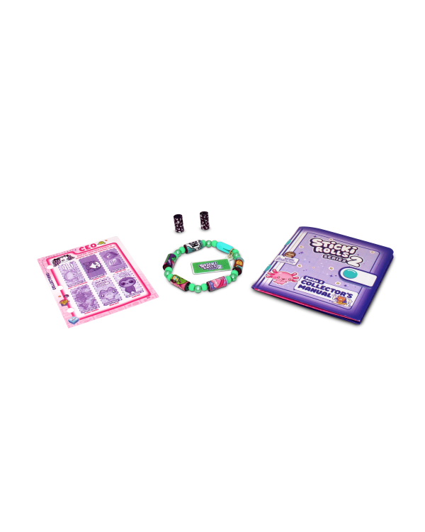 STICKI ROLLS браслет с аксесуарами и наклейками