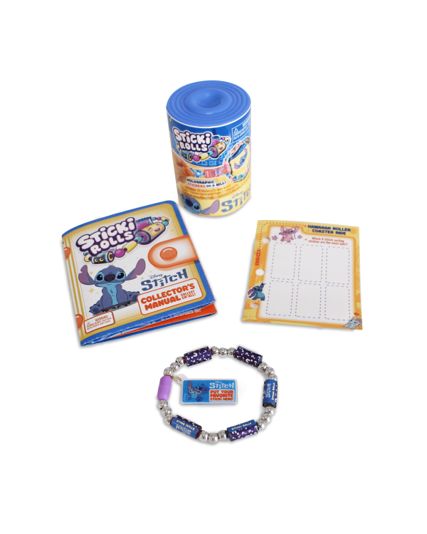 STICKI ROLLS STITCH браслет с аксесуарами и наклейками