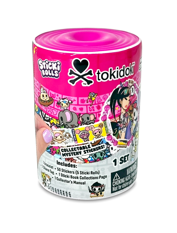 Обложка книги «STICKI ROLLS Браслет с аксесуарами и наклейками TOKI DOKI, упаковка-сюрприз»
