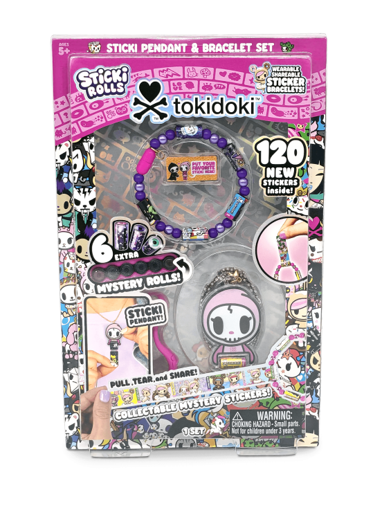 Обложка книги «STICKI ROLLS TOKI DOKI Комплект из браслета и подвески»