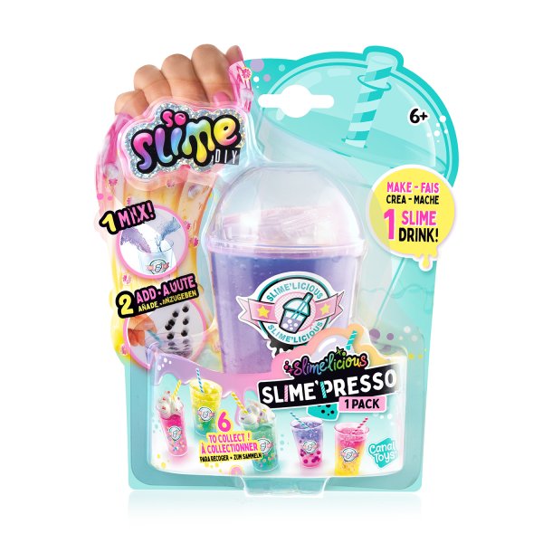 SO SLIME игровой набор Slime drinks, 1шт