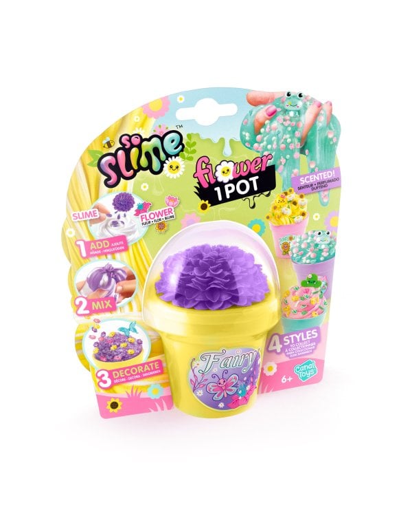 SO SLIME Комплект для изготовления слайма Цветочный горшок