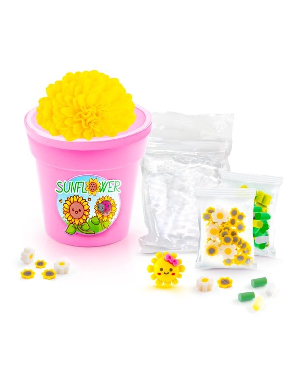 SO SLIME Комплект для изготовления слайма Цветочный горшок