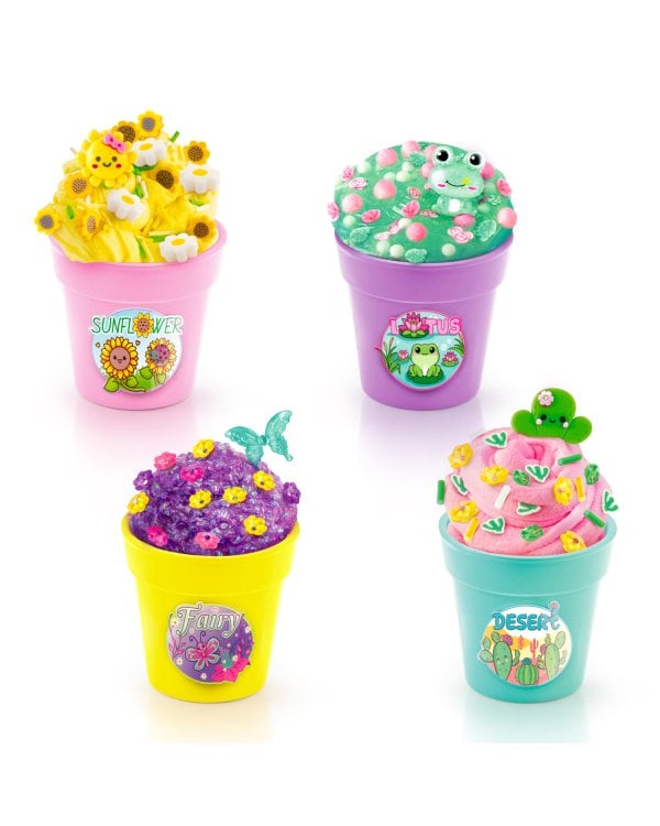 SO SLIME Комплект для изготовления слайма Цветочный горшок