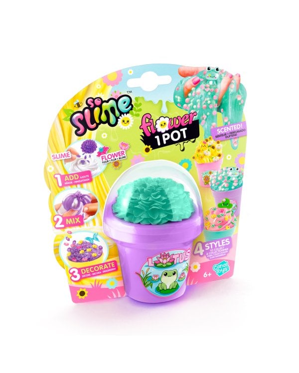 SO SLIME Комплект для изготовления слайма Цветочный горшок