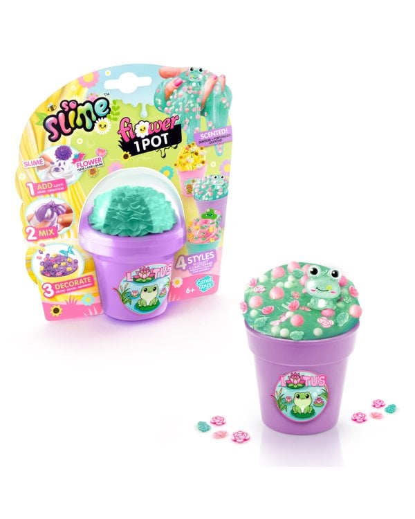 SO SLIME Комплект для изготовления слайма Цветочный горшок