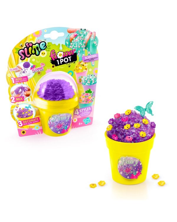 SO SLIME Комплект для изготовления слайма Цветочный горшок