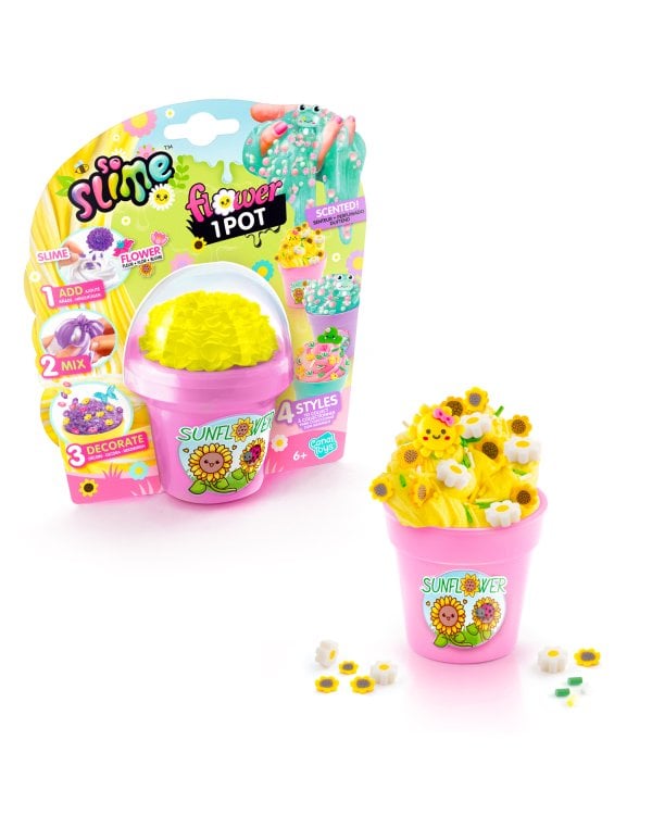 SO SLIME Комплект для изготовления слайма Цветочный горшок