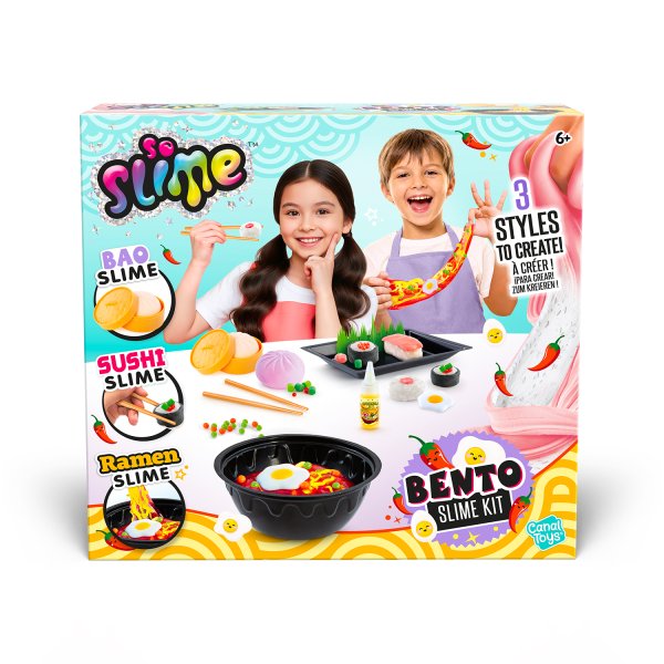 Обложка книги «SO SLIME Комплект для изготовления слайма BENTO»