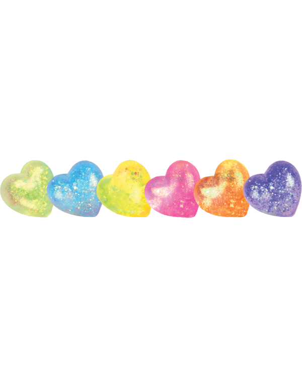Дополнительное изображение книги «SUPERGEL игрушка-антистресс, блестящее сердечко»