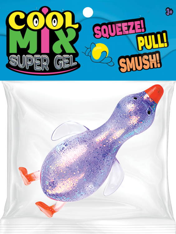 Обложка книги «SUPERGEL игрушка-антистресс утка»