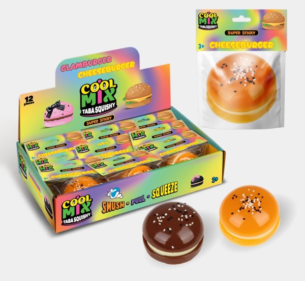 Обложка книги «TABA SQUISHY игрушка-антистресс, бургер»