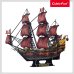 CUBICFUN 3D пазл «Queen Anne’s Revenge», юбилейное издание (красное)