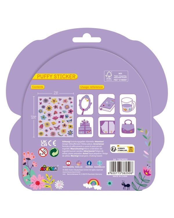 AVENIR Мягкие наклейки: Сад