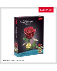 CUBICFUN 3D пазл «Букет цветов – роза»