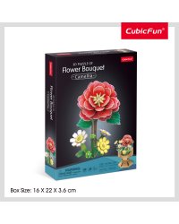 CUBICFUN 3D пазл «Букет цветов – камелия»
