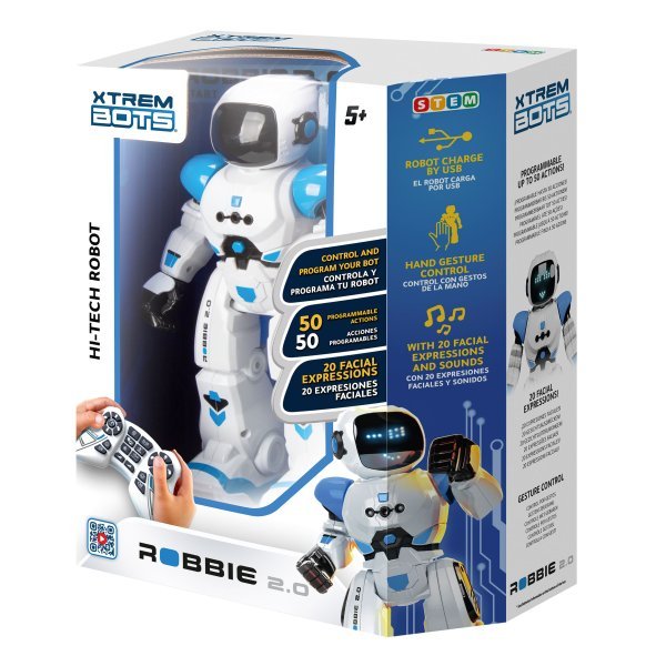 Обложка книги «XTREM BOTS интерактивный робот Robbie Bot 2.0»