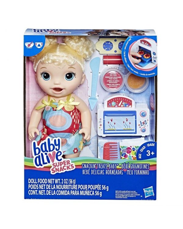 HASBRO BABY ALIVE  малышка и еда