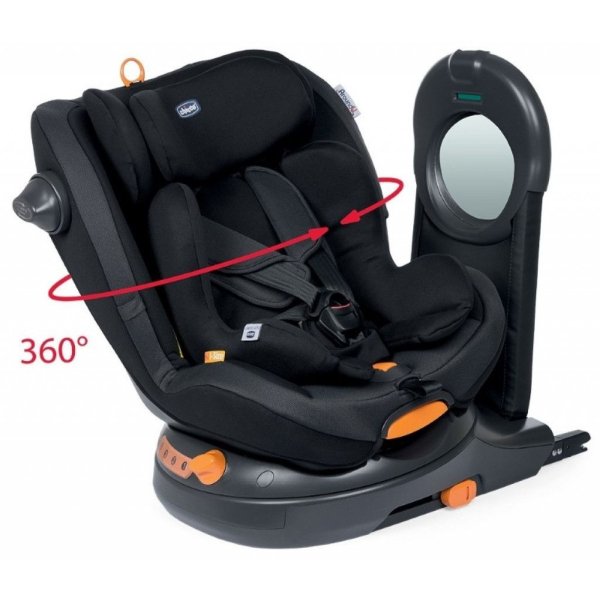 сиденье Chicco автомобиля Around U, Jet Black