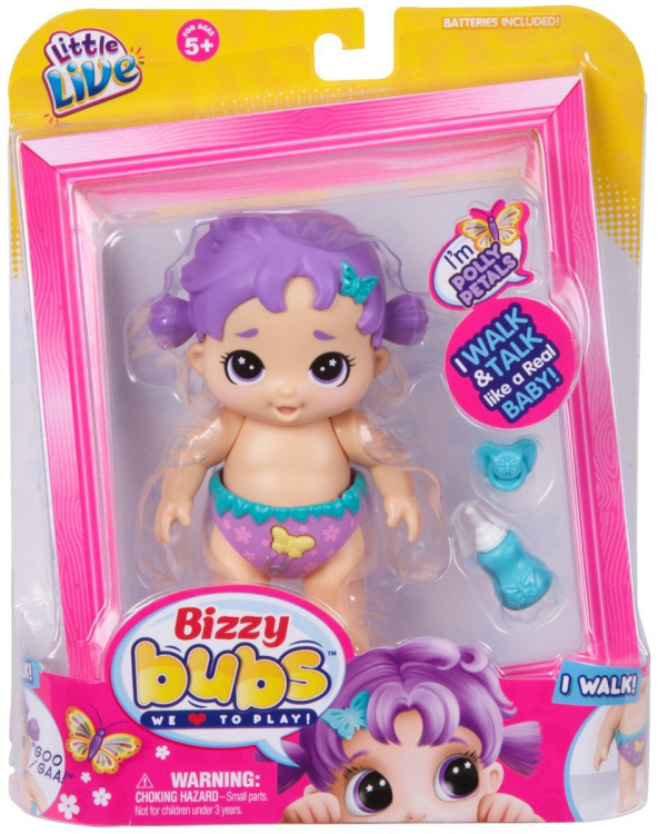 LITTLE LIVE BIZZY BUBS  BOLLY интерактивный пупсик 12cm