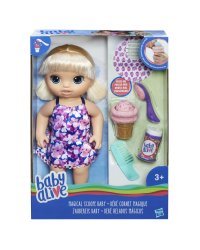 BABY ALIVE кукла малышка с мороженным, блондинка, 35 см