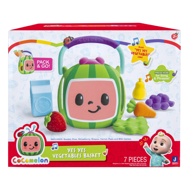 Обложка книги «COCOMELON Интерактивная корзина "Yes Yes Vegetables"»