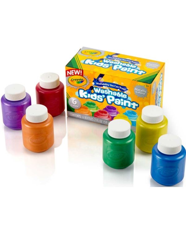 CRAYOLA 6 металлик-красок