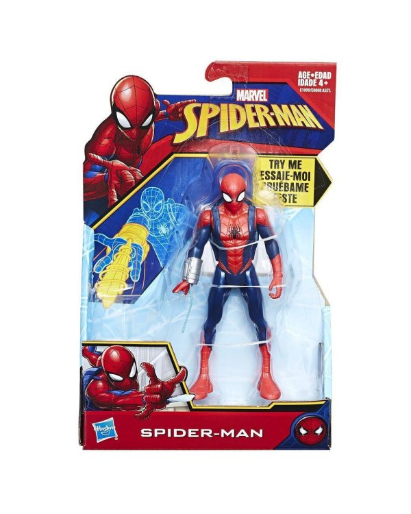 HASBRO SPIDER-MAN фигура Человек паук с акцессуаром, 15 см