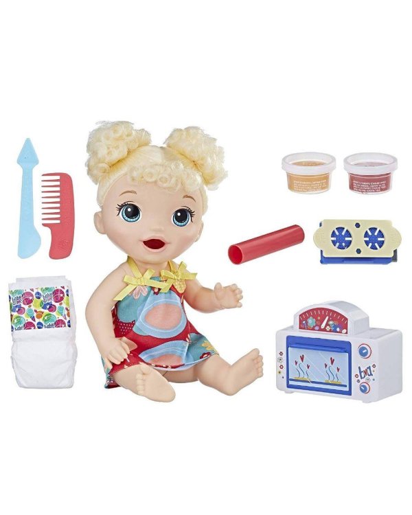 HASBRO BABY ALIVE  малышка и еда