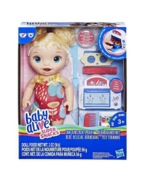 HASBRO BABY ALIVE  малышка и еда