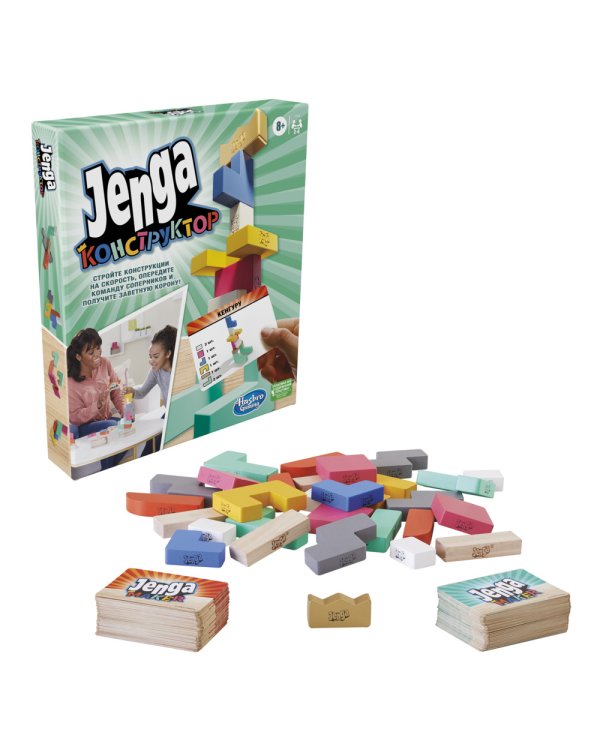 JENGA Конструктор настольная игра (на русском яз.)