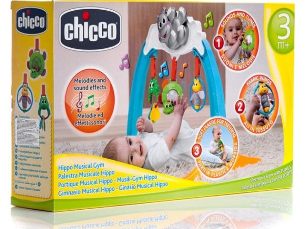 Обложка книги «CHICCO Игровой центр Hippo Gym»