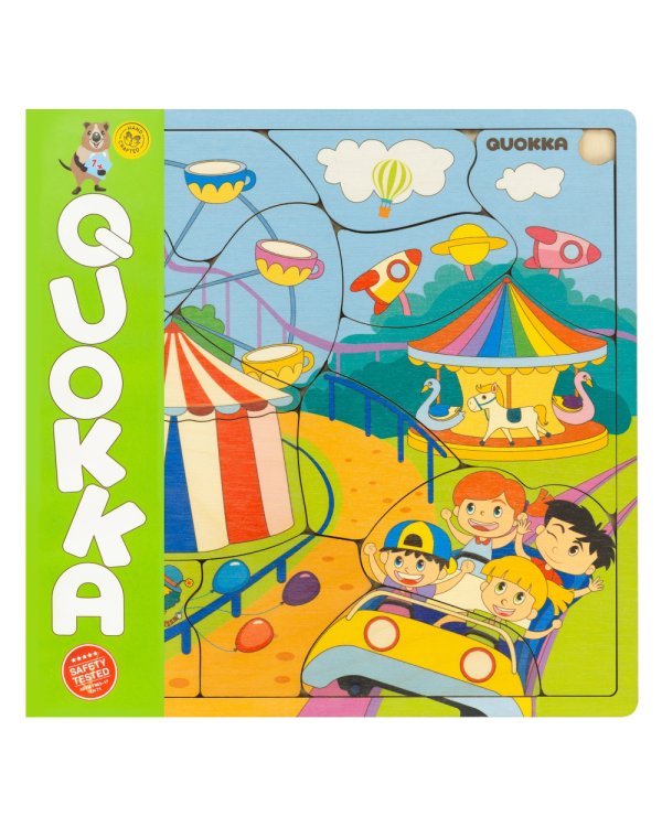 Дополнительное изображение книги «QUOKKA Пазл "Парк развлечений"»