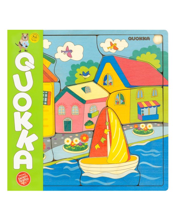 Дополнительное изображение книги «QUOKKA Пазл мозаика "Домики"»