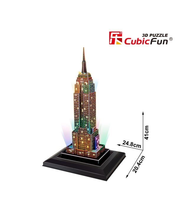 CUBICFUN 3D Эмпайр Стейт Билдинг c LED
