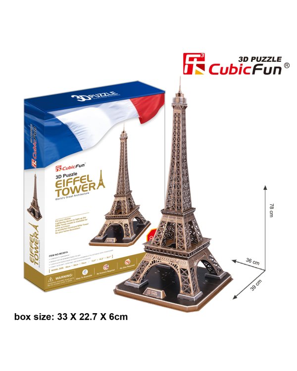 CUBICFUN 3D пазл Эйфелева Башня, Париж