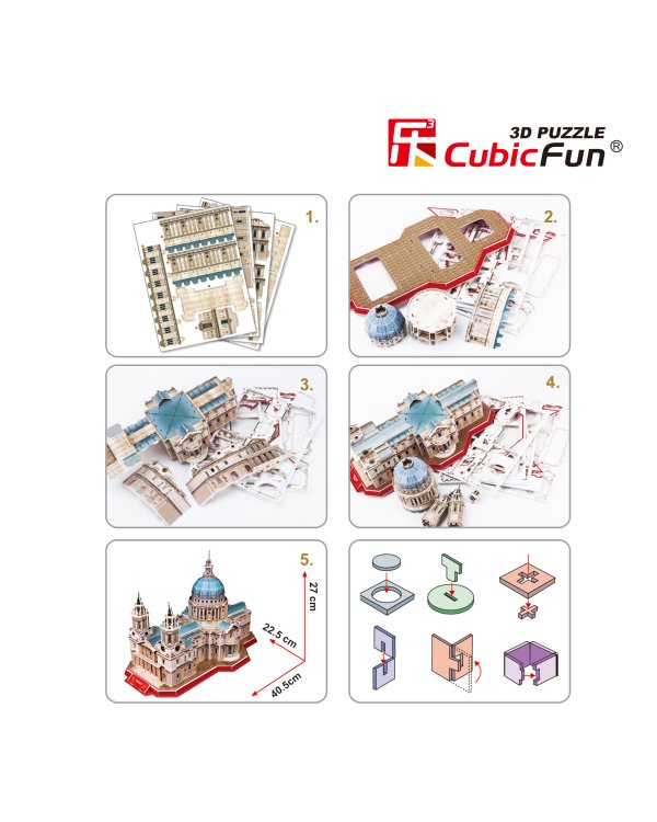 CUBICFUN 3D пазл Собор Святого Павла
