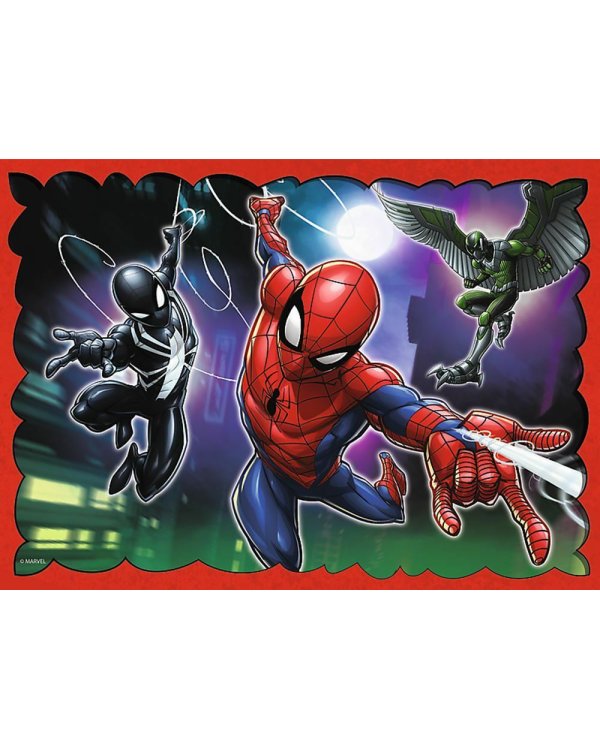 TREFL SPIDER-MAN Комплект пазлов 4в1 Человек-паук