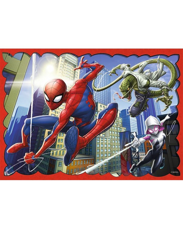 TREFL SPIDER-MAN Комплект пазлов 4в1 Человек-паук