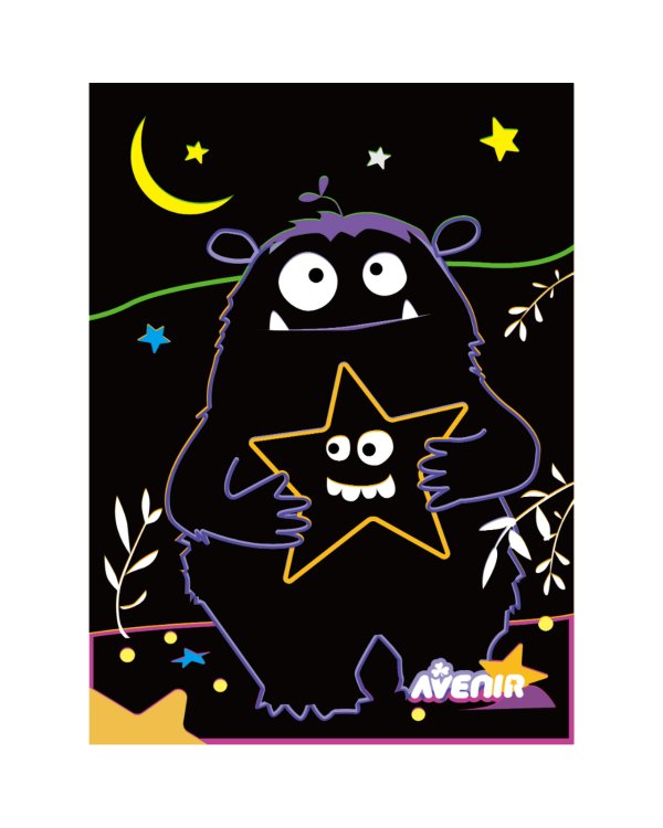 AVENIR Скретч-карточки - Монстер
