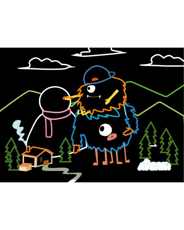 AVENIR Скретч-карточки - Монстер