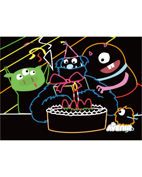 AVENIR Скретч-карточки - Монстер