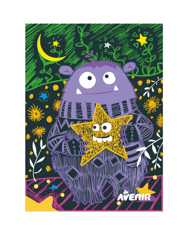 AVENIR Скретч-карточки - Монстер