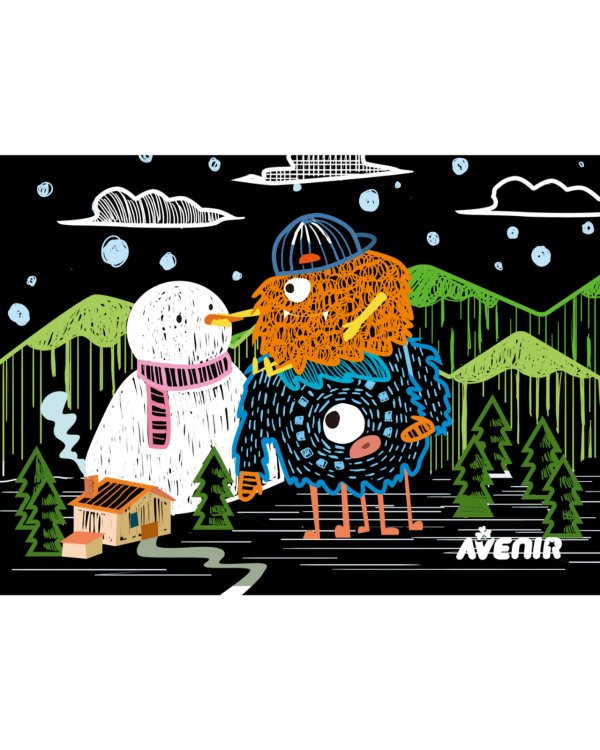 AVENIR Скретч-карточки - Монстер