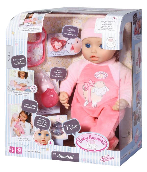 Обложка книги «BABY ANNABELL Кукла интерактивная 43 см.»